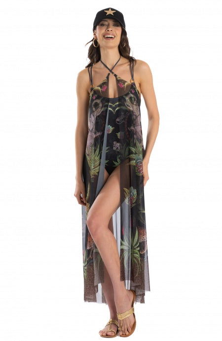 Abito Pareo Lungo Safari Pin-Up Stars