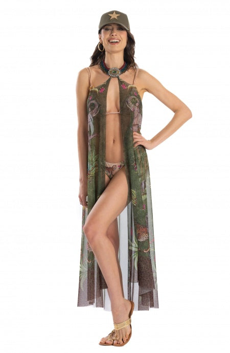 Abito Pareo Lungo Safari Pin-Up Stars