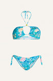 BIKINI FASCIA INCROCIATA SLIP REGOLARE STAMPA MONKEY Poisson D'Amour