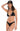 Bikini Triangolo Bufalo Tinta Unita con Slip sgambato, copertura ridotta PIN-UP STARS