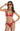 Bikini Triangolo ROSSO Marina Gold con Slip fiocchi, copertura media PIN-UP STARS
