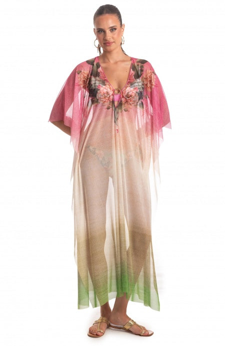 Caftano Tulle Fiore del Deserto Pin-Up Stars