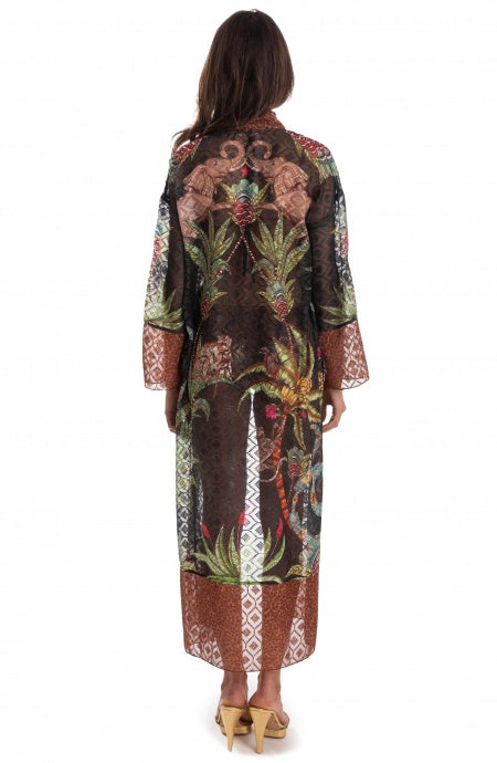 Kimono Lungo Safari PIN-UP STARS