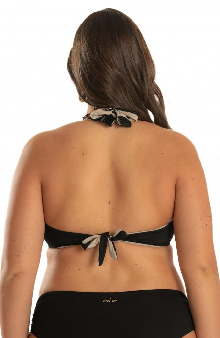 Top Bikini Balconcino Ferretto Double Face Curvy PIN UP STARS