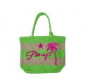 Bikini Balconcino Con Ferretto Slip Medio Piquet Lurex Palm Paradise Pin-Up Stars