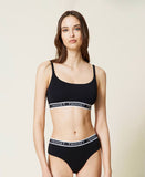 Completino Reggiseno brassière con Slip con logo Twinset