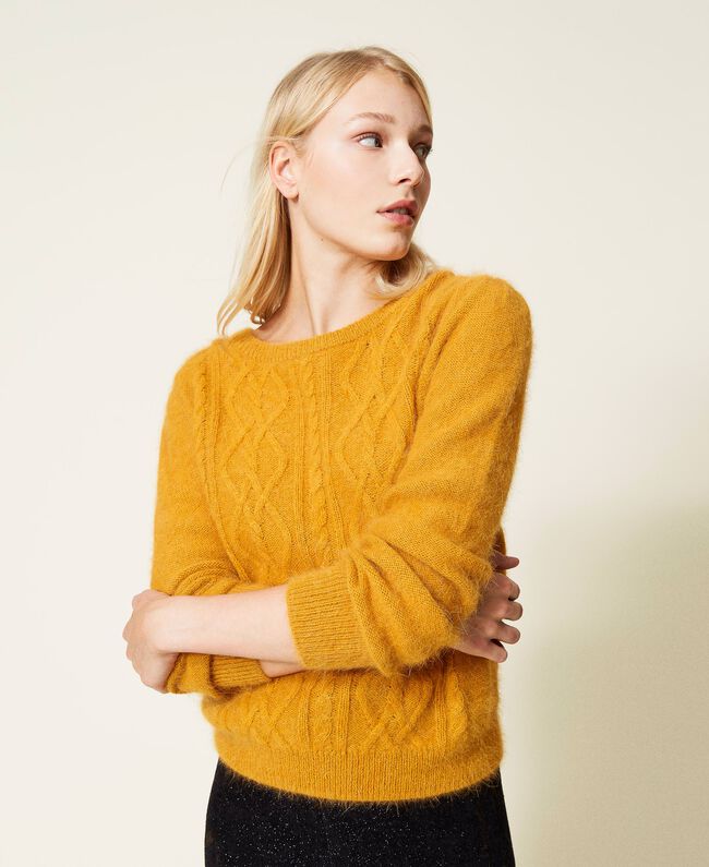 Maglia in filato di misto angora Twinset
