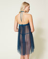 Babydoll in tulle ricamato Twinset