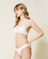 Bikini Push-up da bagno con pizzo macramè e Slip Rondine Twinset