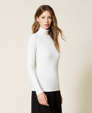Dolcevita in jersey a maniche lunghe Twinset