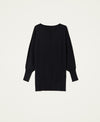 Abito in maglia rasata con frange Twinset