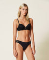 Reggiseno Push-up in pizzo e Slip Twinset