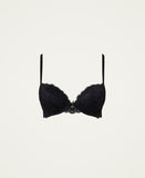 Reggiseno Push-up in pizzo e Slip Twinset