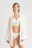 Bustino imbottito in tulle con ricamo e Slip ricamato a scelta Twinset