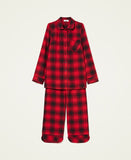 Pigiama a uomo con disegno check Twinset