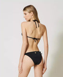 Bikini Triangolo e Tanga da bagno in rete con strass Twinset