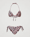 Bikini Triangolo da bagno e tanga animalier Twinset
