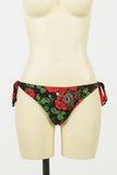 Fascia da bagno con stampa e ricamo Rose e Slip a scelta Twinset