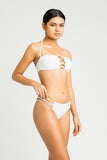Fascia da bagno jacquard con Oval T Twinset