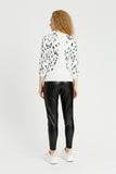 Pantaloni effetto pelle con coulisse Twinset