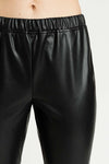 Pantaloni effetto pelle con coulisse Twinset