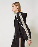 Giacca a bomber con ricamo di paillettes Twinset