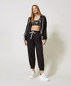 Giacca a bomber con ricamo di paillettes Twinset