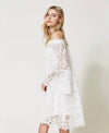 Caftano corto in pizzo macramè Twinset