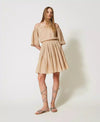 Blusa off-shoulder in ramiè Twinset