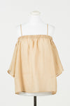 Blusa off-shoulder in ramiè Twinset