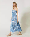 Abito longuette in georgette Twinset