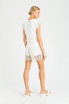 Shorts in sangallo con macramè Twinset