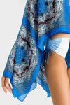 Poncho-foulard con stampa Twinset