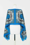 Poncho-foulard con stampa Twinset