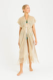 Poncho lungo a motivo chevron Twinset