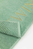 Telo mare in spugna con logo jacquard Twinset