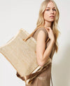 Borsa shopper con frange Twinset