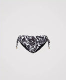 Bikini Ferretto da bagno e Slip Alto con stampa foglie Twinset