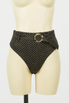 Bikini Ferretto e Slip  da bagno jacquard chevron Twinset