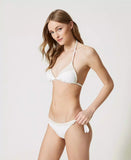 Bikini Triangolo da bagno e tanga con perle Twinset