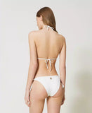 Bikini Triangolo da bagno e tanga con perle Twinset