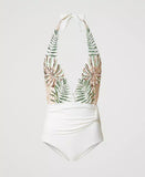 Costume intero con ricamo e paillettes Twinset