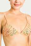 Bikini Triangolo da bagno con ricamo e Tanga Twinset