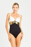Costume intero con inserto laminato Twinset