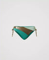 Bikini Ferretto e Slip da bagno con inserto Laminato Twinset