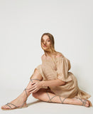 Sandali infradito con intreccio Twinset