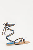 Sandali infradito con intreccio Twinset