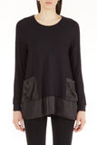 T-shirt Modal con  tasche inserti raso Liu Jo