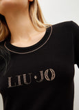 T-shirt con logo Liu jo