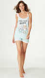 Pigiama Canotta Donna Happy People